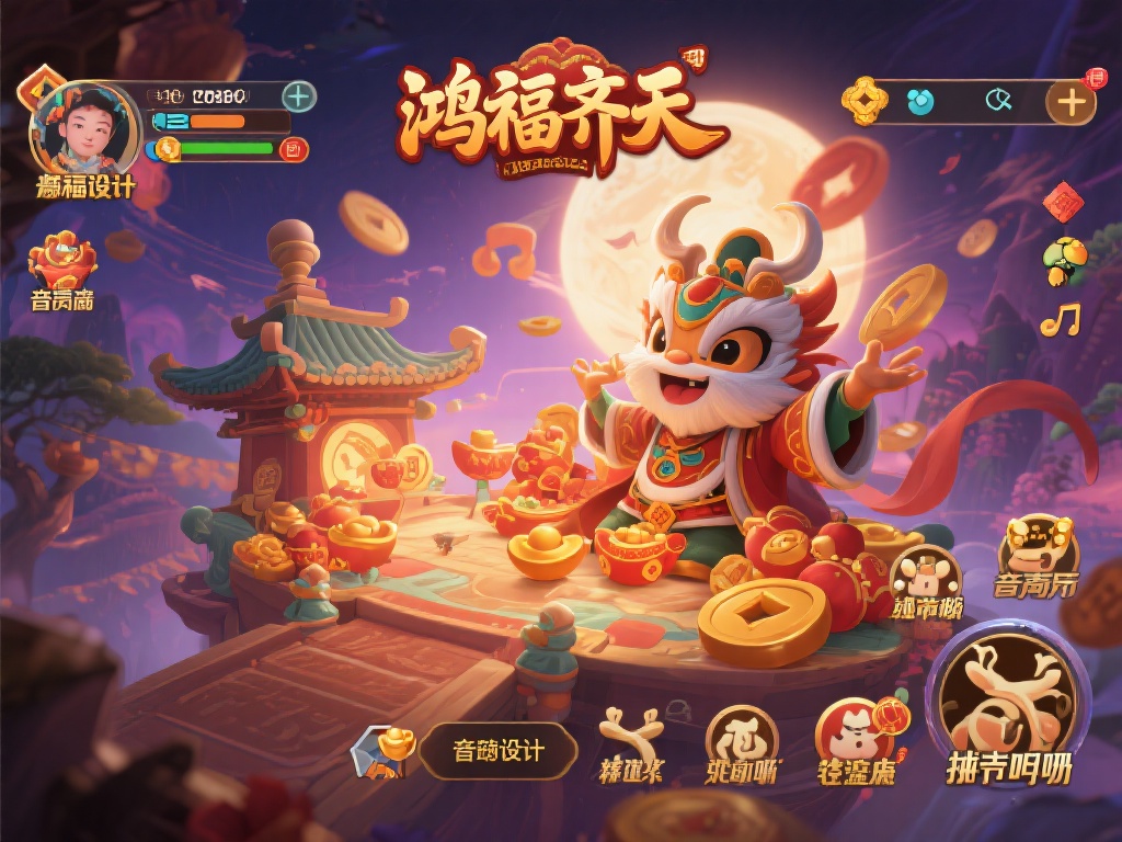 “鸿福齐天”在游戏设计上极具匠心。游戏采用了高品质