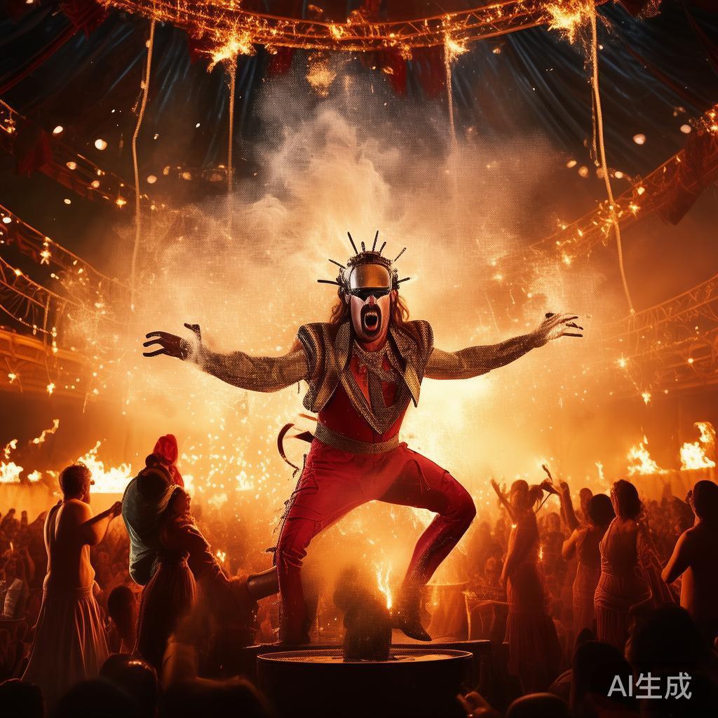 此次大马戏的最大亮点在于“狂欢不停，激情无限”。通